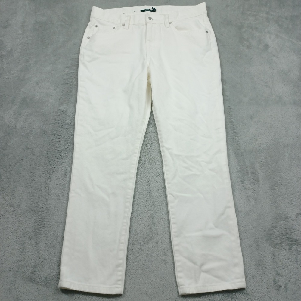 Lauren Ralph Lauren White Women's Jeans